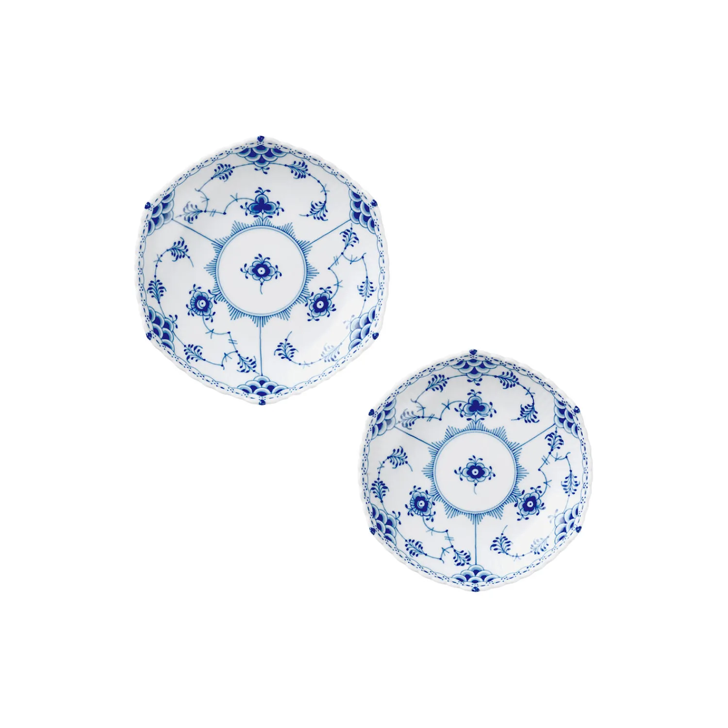 Royal Copenhagen Musselmalet Helblonde skålsæt 2 stk.