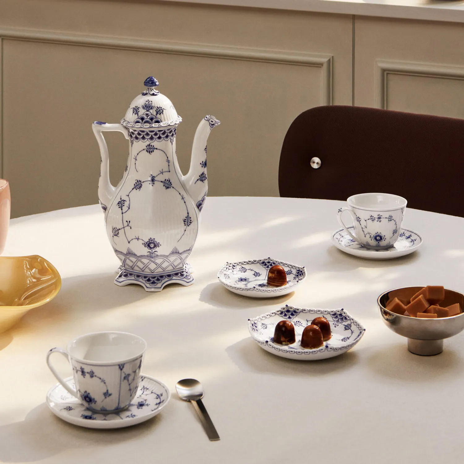 Royal Copenhagen Musselmalet Helblonde skålsæt 2 stk.