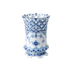 Royal Copenhagen Musselmalet Helblonde vase 11 cm