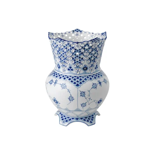 Royal Copenhagen Musselmalet Helblonde vase 22 cm