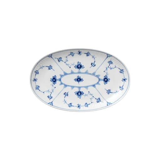 Royal Copenhagen Musselmalet Riflet asiet 23,5 cm