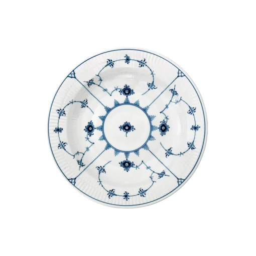 Royal Copenhagen Musselmalet Riflet dyb tallerken Ø 27 cm