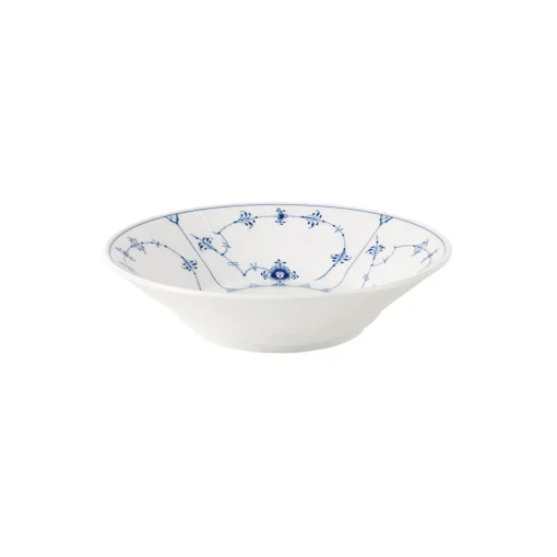 Royal Copenhagen Musselmalet Riflet dyb tallerken Ø 21 cm