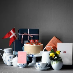 Royal Copenhagen Musselmalet Riflet kande 90 cl