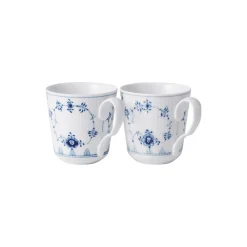 Royal Copenhagen Musselmalet Riflet krus 28 cl