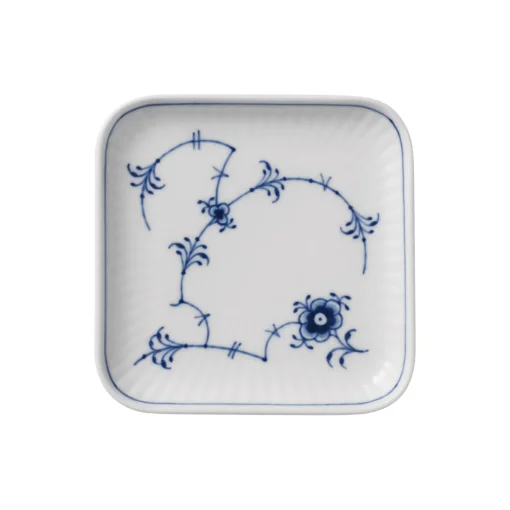 Royal Copenhagen Musselmalet Riflet lille tallerken 10 cm
