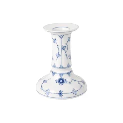 Royal Copenhagen Musselmalet Riflet lysestage 11,5 cm