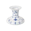 Royal Copenhagen Musselmalet Riflet lysestage 7,5 cm