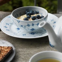 Royal Copenhagen Musselmalet Riflet skål 47 cl