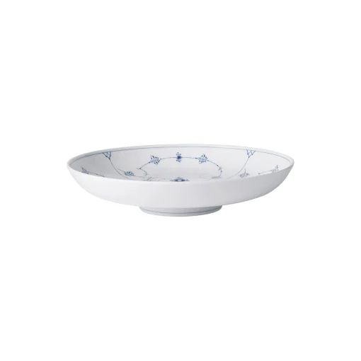 Royal Copenhagen Musselmalet Riflet skål 34 cm