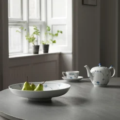 Royal Copenhagen Musselmalet Riflet skål 34 cm