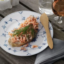 Royal Copenhagen Musselmalet Riflet tallerken Ø 22 cm