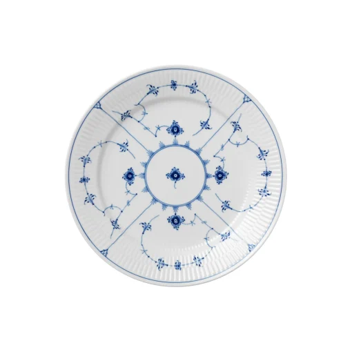 Royal Copenhagen Musselmalet Riflet tallerken Ø 27 cm