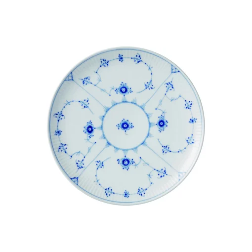 Royal Copenhagen Musselmalet Riflet tallerken coupe Ø 23 cm