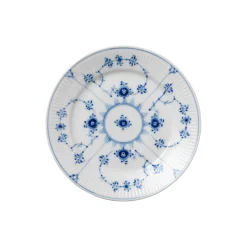 Royal Copenhagen Musselmalet Riflet tallerken Ø 19 cm