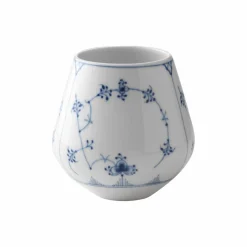Royal Copenhagen Musselmalet Riflet vase 12 cm