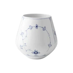Royal Copenhagen Musselmalet Riflet vase 20,5 cm
