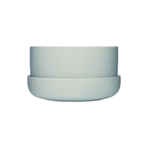 Iittala Nappula urtepotte med underskål stor, lyse