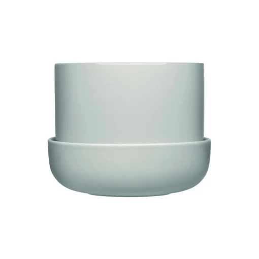 Iittala Nappula urtepotte med underskål lille, lyse