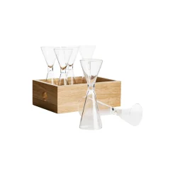 Sagaform Nature Schnapps Set with Storage Box 6 pcs