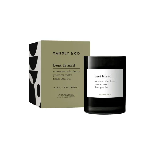 Candly & Co No. 4 Candle, BEST FRIEND Someone who hates your ex more than you do