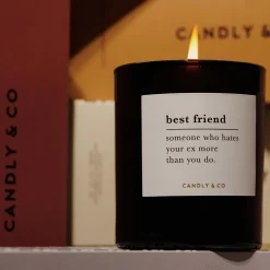 Candly & Co No. 4 Candle, BEST FRIEND Someone who hates your ex more than you do