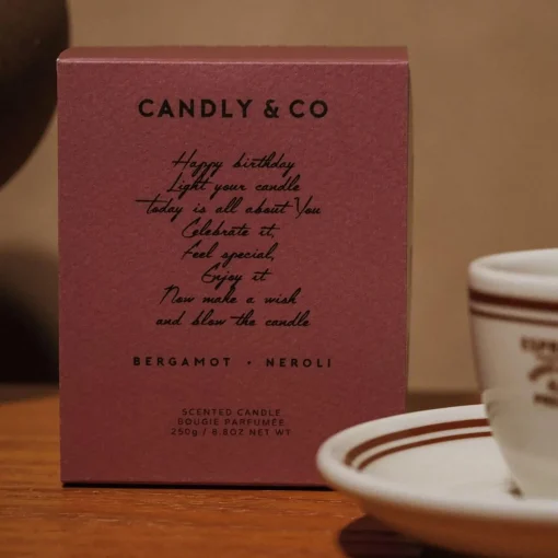 Candly & Co No. 5 Candle, Happy Birthday…