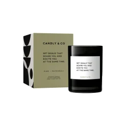 Candly & Co No. 4 Candle, Set goals that scare you and excite you at the same time
