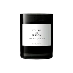 Candly & Co No. 3 Candle, You are my person and I will love you forever