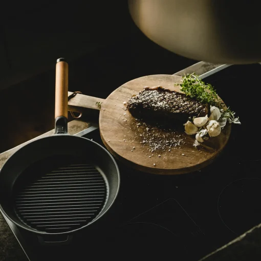 Fiskars Norden støbejerns-grillpande Ø 26 cm