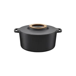 Fiskars Norden støbejernsgryde 6 L, black