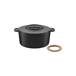 Fiskars Norden støbejernsgryde 6 L, black