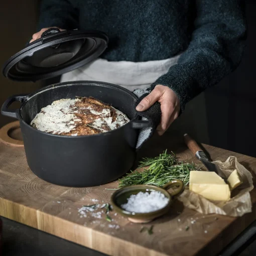 Fiskars Norden støbejernsgryde 6 L, black