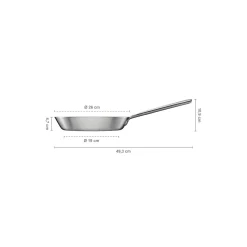 Fiskars Norden Steel stegepande Ø 26 cm