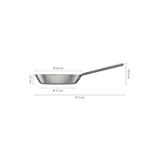 Fiskars Norden Steel stegepande Ø 24 cm