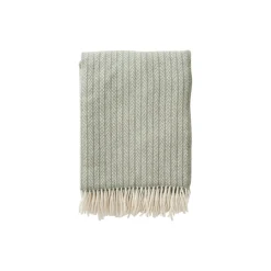Klippan Yllefabrik Otis RWS plaid, dusty green