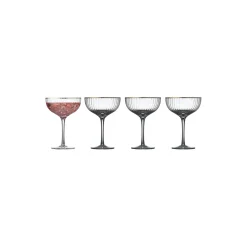 Lyngby Glas Palermo Gold cocktailglas 4 stk.