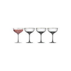 Lyngby Glas Palermo Gold cocktailglas 4 stk.