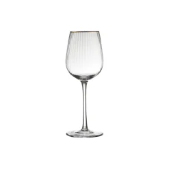 Lyngby Glas Palermo Gold hvidvinsglas 4 stk.