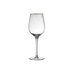 Lyngby Glas Palermo Gold rødvinsglas 4 stk.