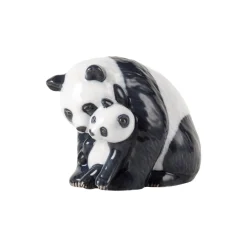 Royal Copenhagen Panda med unge figur