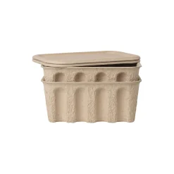 Ferm Living Paper Pulp Box 2 pcs, brown