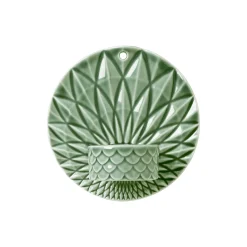 Dottir Nordic Design Pipanella Wall Votive Scales fyrfadsophæng, green