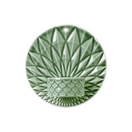 Dottir Nordic Design Pipanella Wall Votive Scales fyrfadsophæng, green