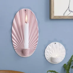 Dottir Nordic Design Pipanella Waves væghængt lysestage,