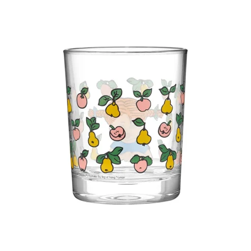 Muurla Pippi drikkeglas frugter