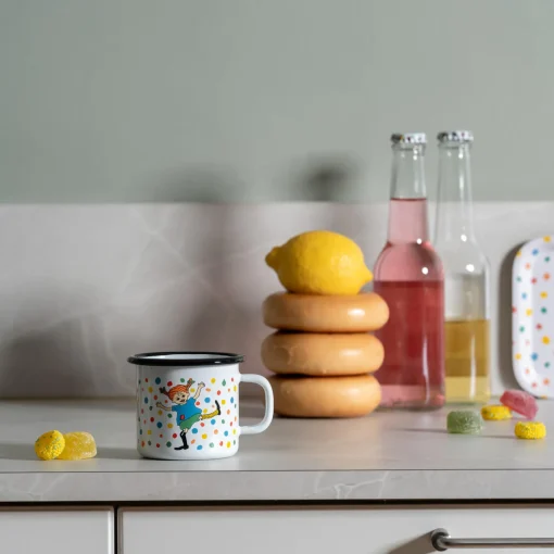 Muurla Pippi emaljekrus, multicolour