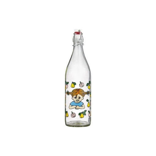 Muurla Pippi glasflaske frugter