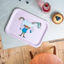 Muurla Pippi og hesten bakke, multicolour