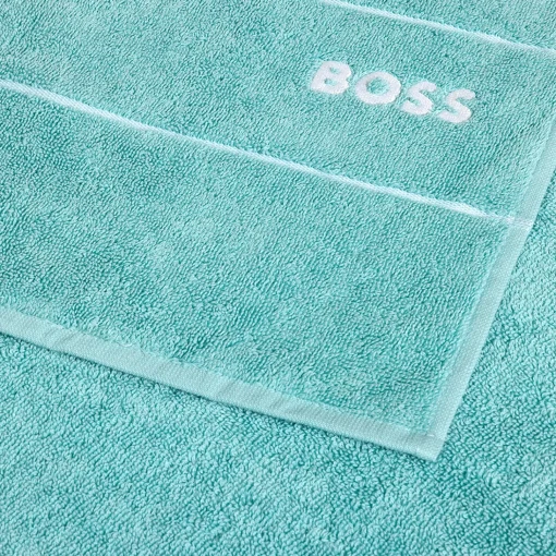 BOSS Home Plain håndklæde, aruba blue